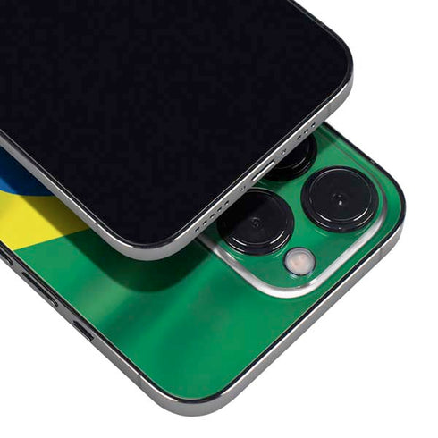Brazil Flag iPhone 14 Pro Skin